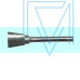 Борфреза тв.спл. с обратным конусом d16х16х6х65 18° спиральная насечка (N16 16М06) 