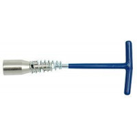 Ключ Торцевой свечной шарнирный 16/21мм с Т-образной ручкой хром (57260)