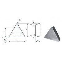 Пластина TРUN  - 160308  К20 трехгранная (01311) гладкая без отверстия